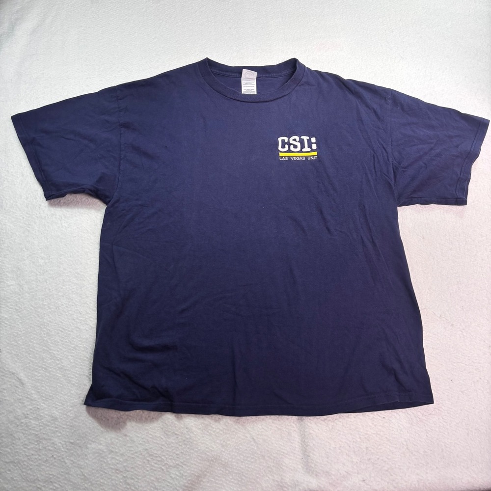 Delta Pro Weight CSI‎ Las Vegas Unit Graphic T-Shirt Men's 2XL Navy Blue